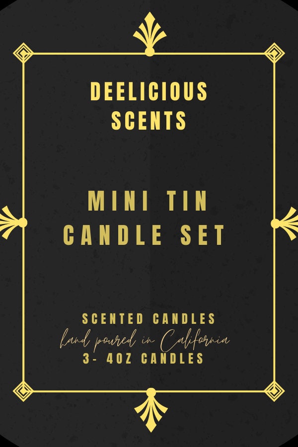 Mini Tin Candle Set (3 pack)